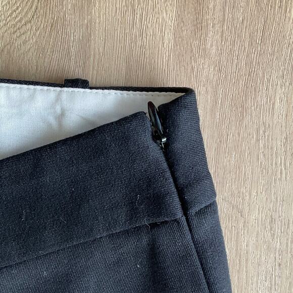 J. Crew Factory Winnie pant in stretch cotton blend black ankle pant side zip 14 - Picture 6 of 14